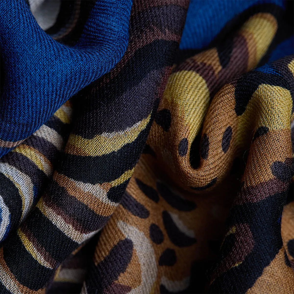 SCARF 80 WESTERN DUCK BLUE