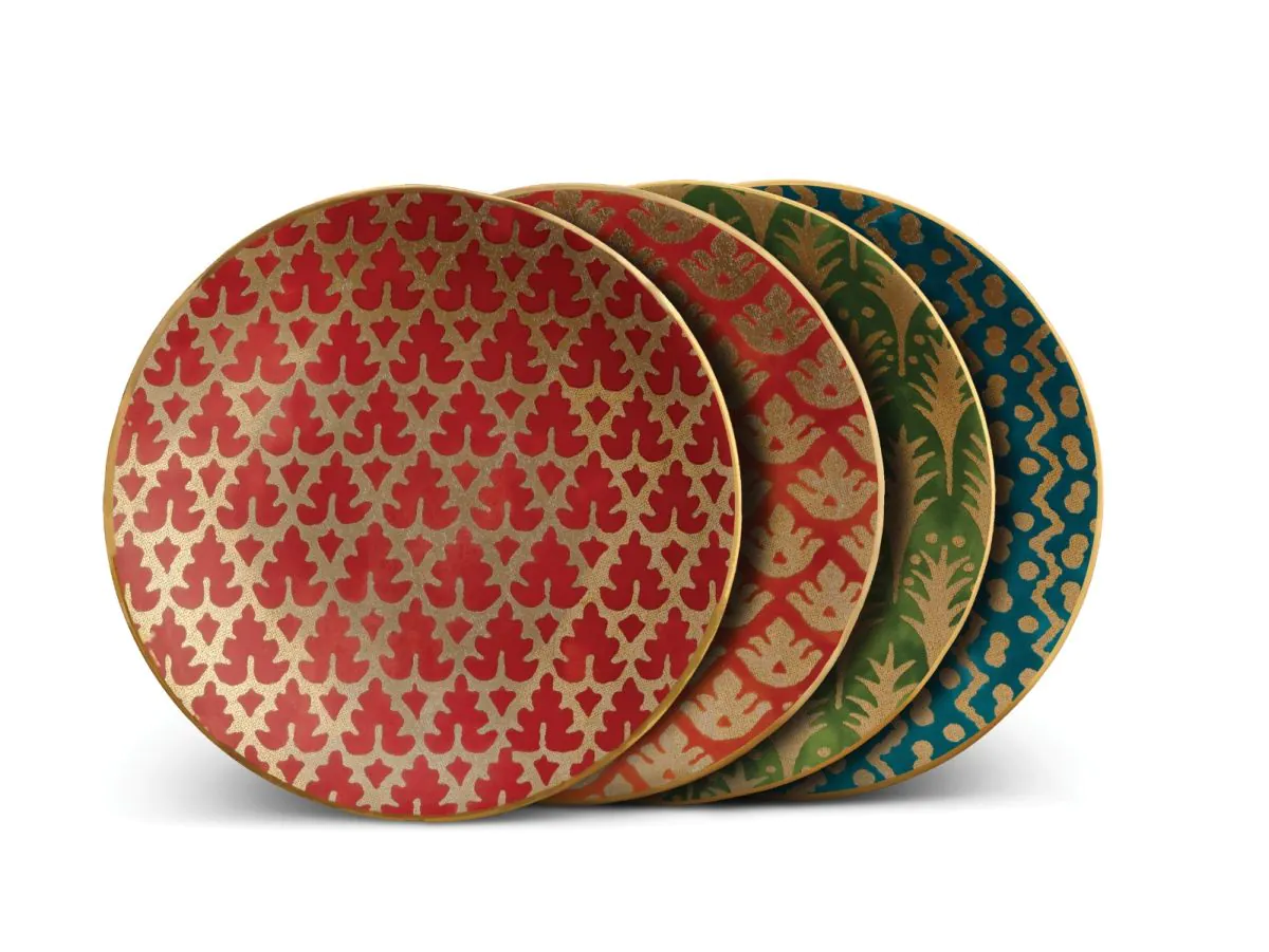 Fortuny Canape Plates (Mixed) - Set of 4