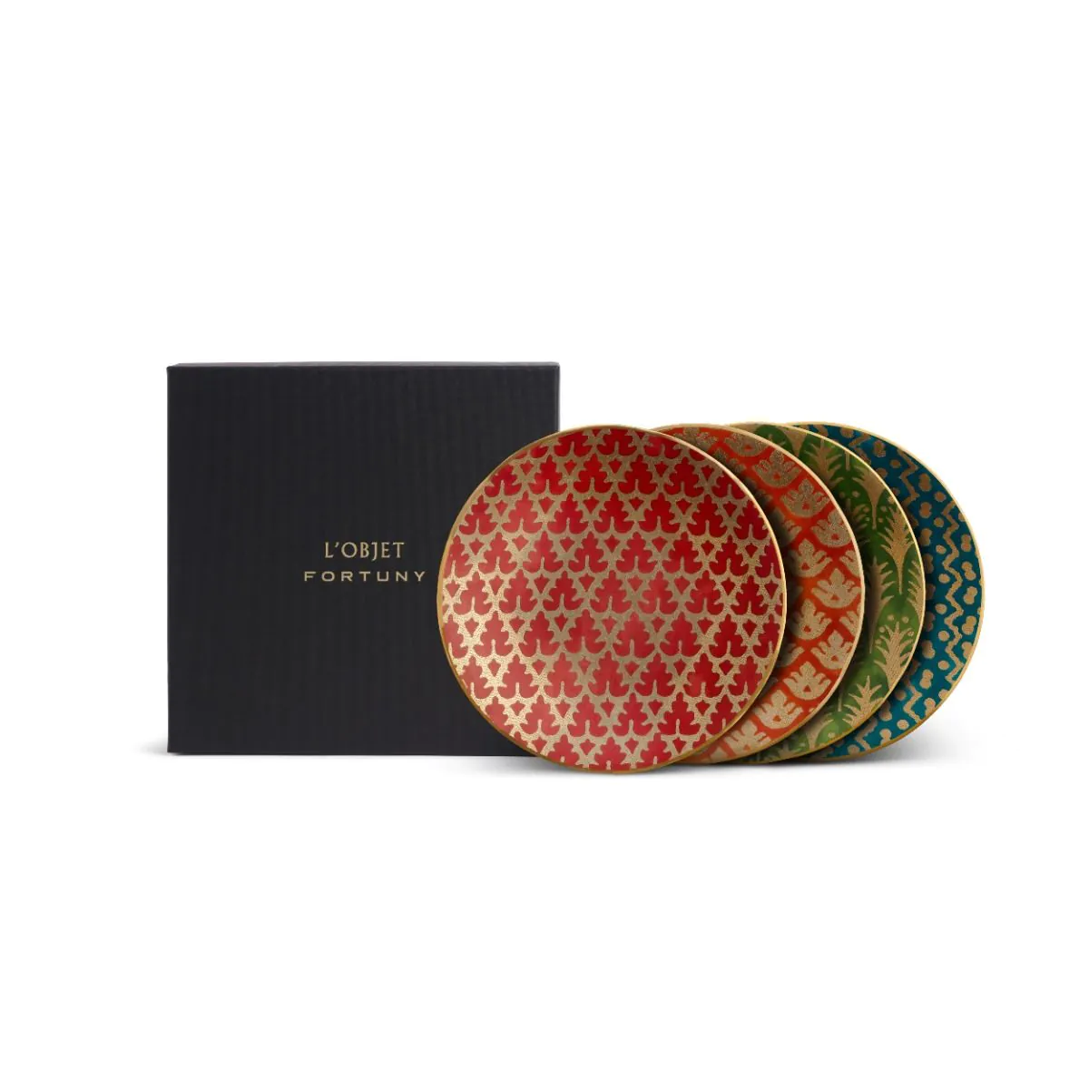 Fortuny Canape Plates (Mixed) - Set of 4