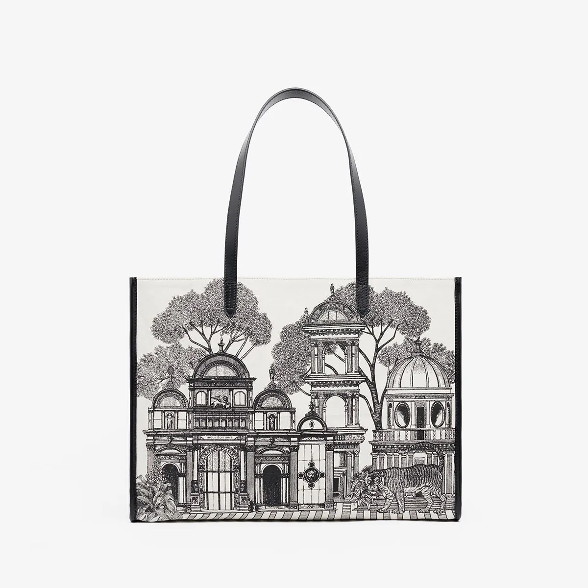 MIRAGE SHOPPING BAG BLACK AND WHITE 