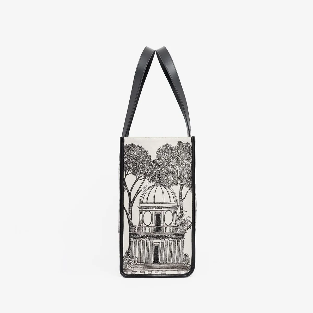 SAC SHOPPING MIRAGE NOIR ET BLANC