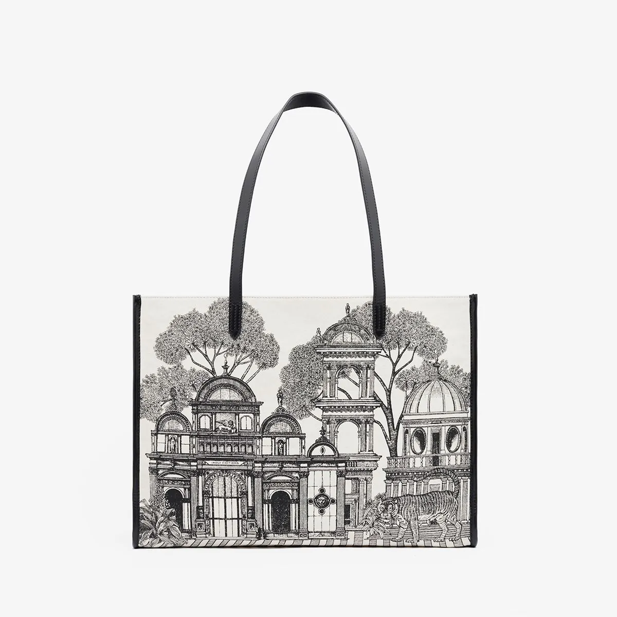 SAC SHOPPING MIRAGE NOIR ET BLANC